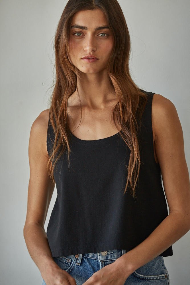 Everyday Relaxed Crop Tank - Westly