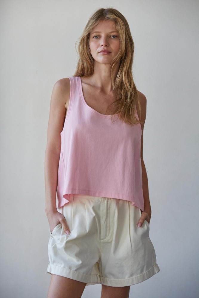 Everyday Relaxed Crop Tank - Westly