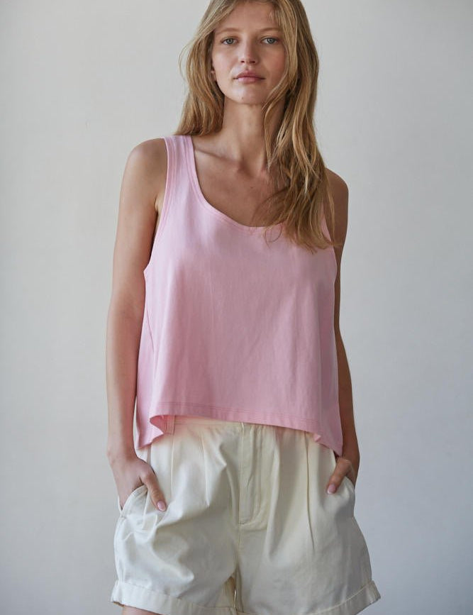 Everyday Relaxed Crop Tank - Westly