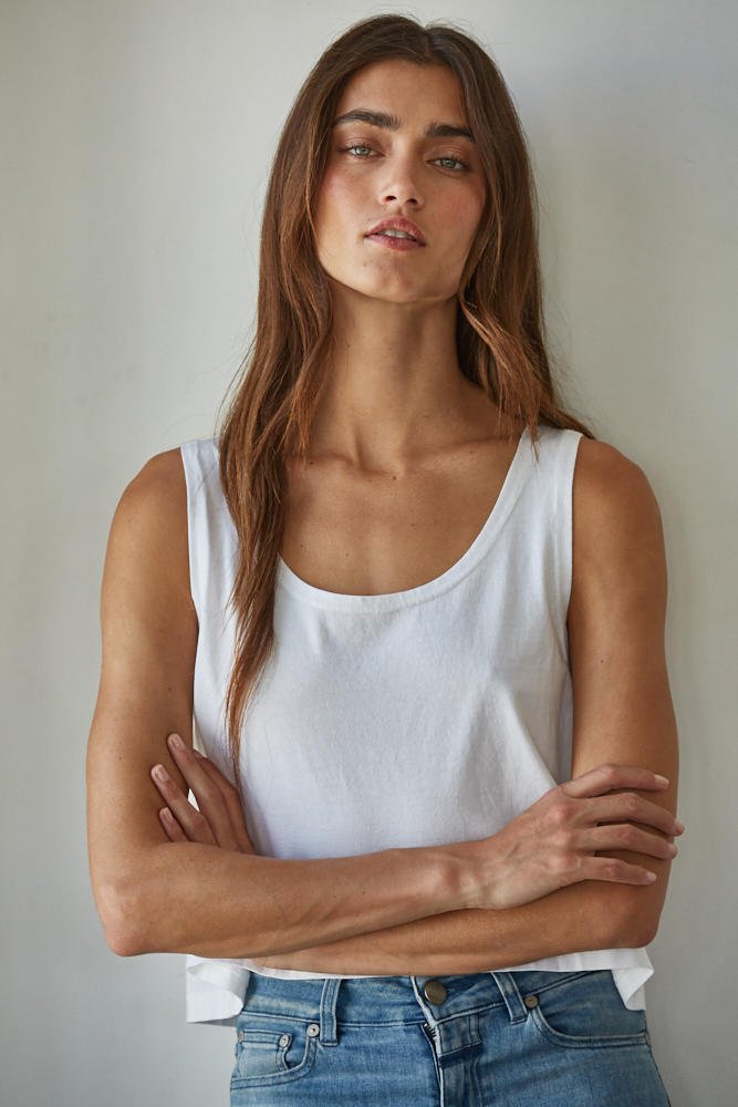 Everyday Relaxed Crop Tank - Westly