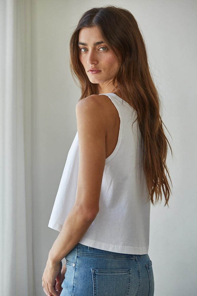 Everyday Relaxed Crop Tank - Westly