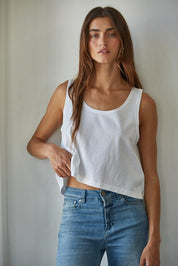 Everyday Relaxed Crop Tank - Westly
