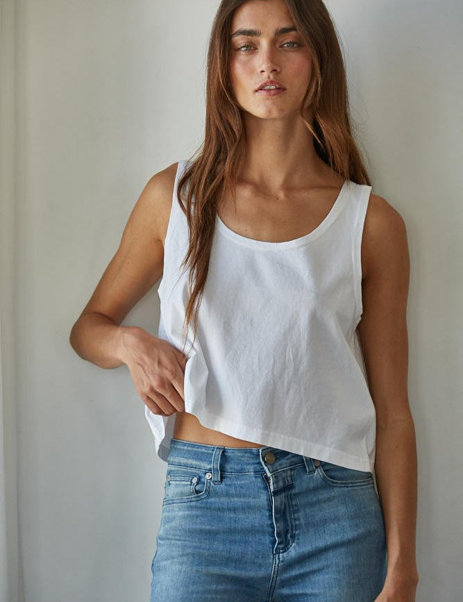 Everyday Relaxed Crop Tank - Westly