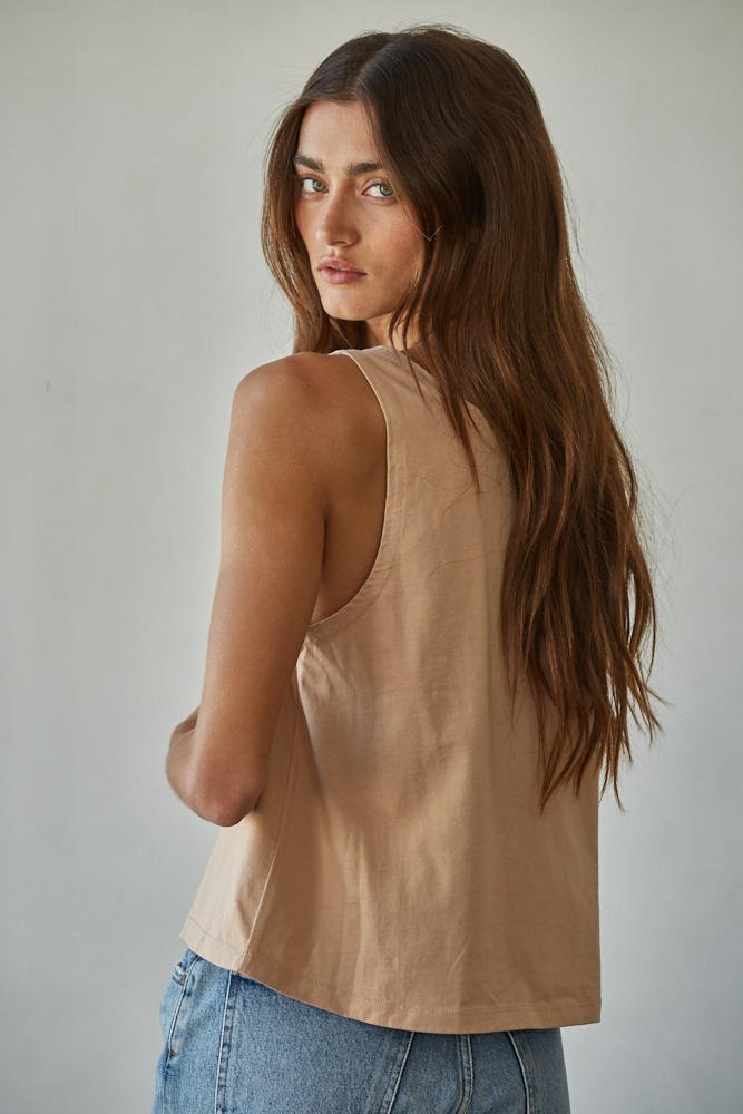 Everyday Relaxed Crop Tank - Westly