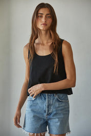 Everyday Relaxed Crop Tank - Westly
