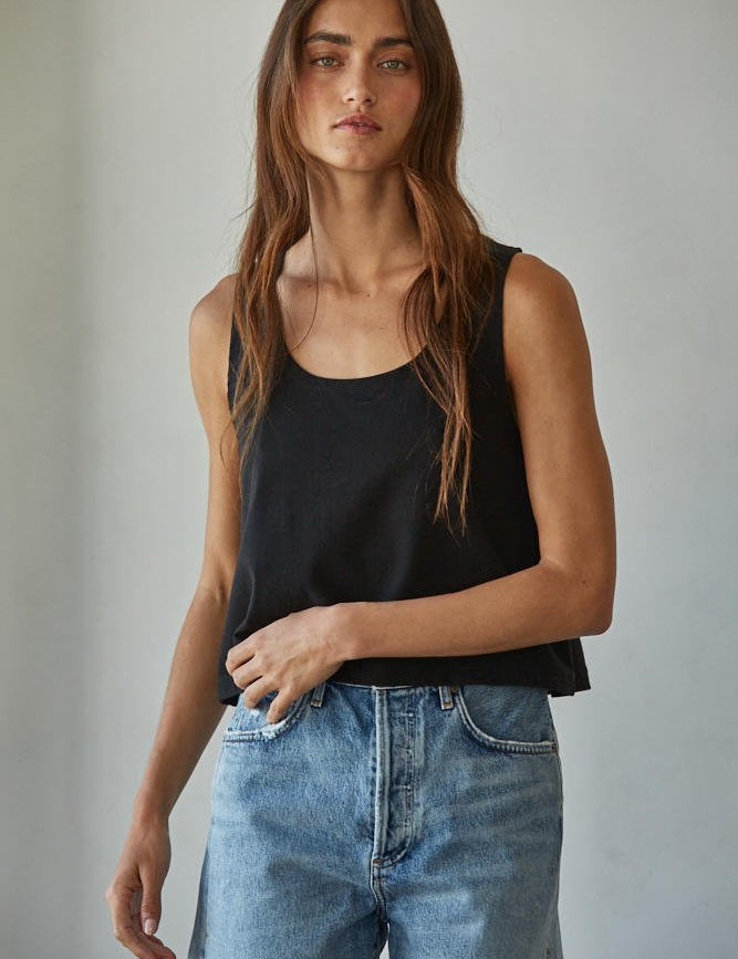 Everyday Relaxed Crop Tank - Westly