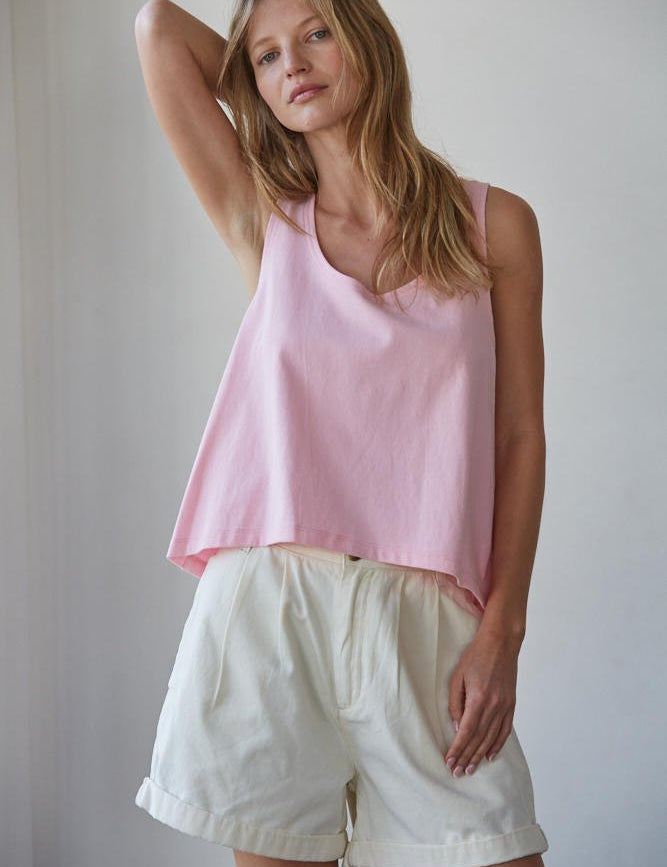 Everyday Relaxed Crop Tank - Westly