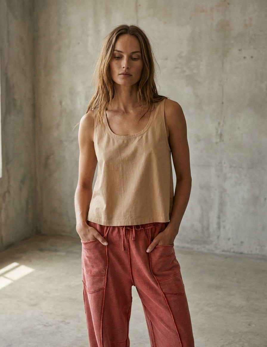 Everyday Relaxed Crop Tank - Westly