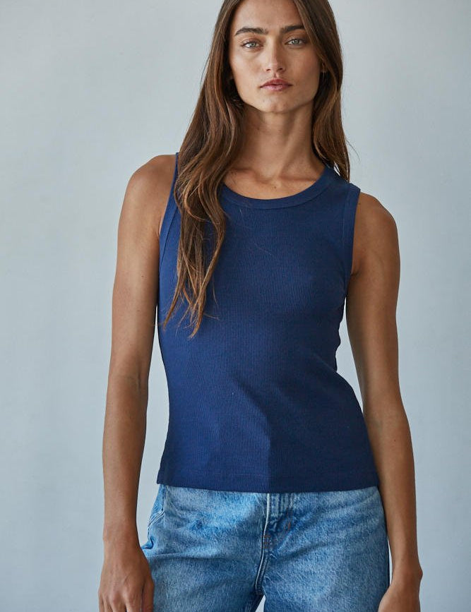 Everyday Ribbed Contour Tank - Westly