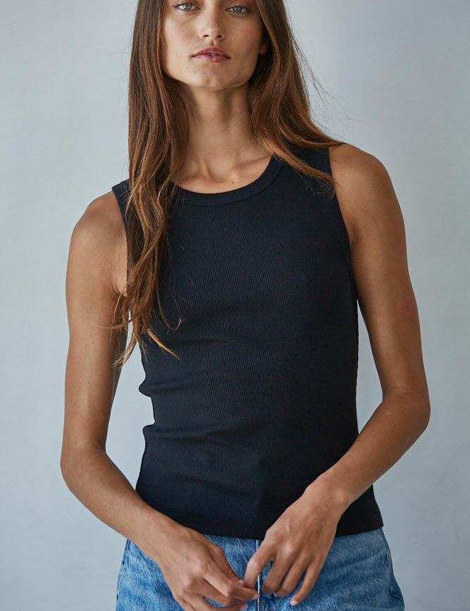 Everyday Ribbed Contour Tank - Westly