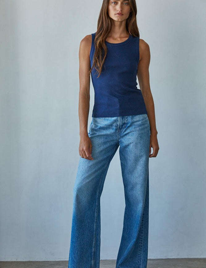 Everyday Ribbed Contour Tank - Westly