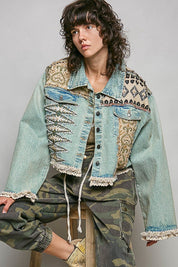 Evie Patchwork Denim Jacket - Westly