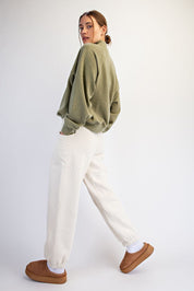 Fairhaven Brushed Mock Neck Pullover - Westly