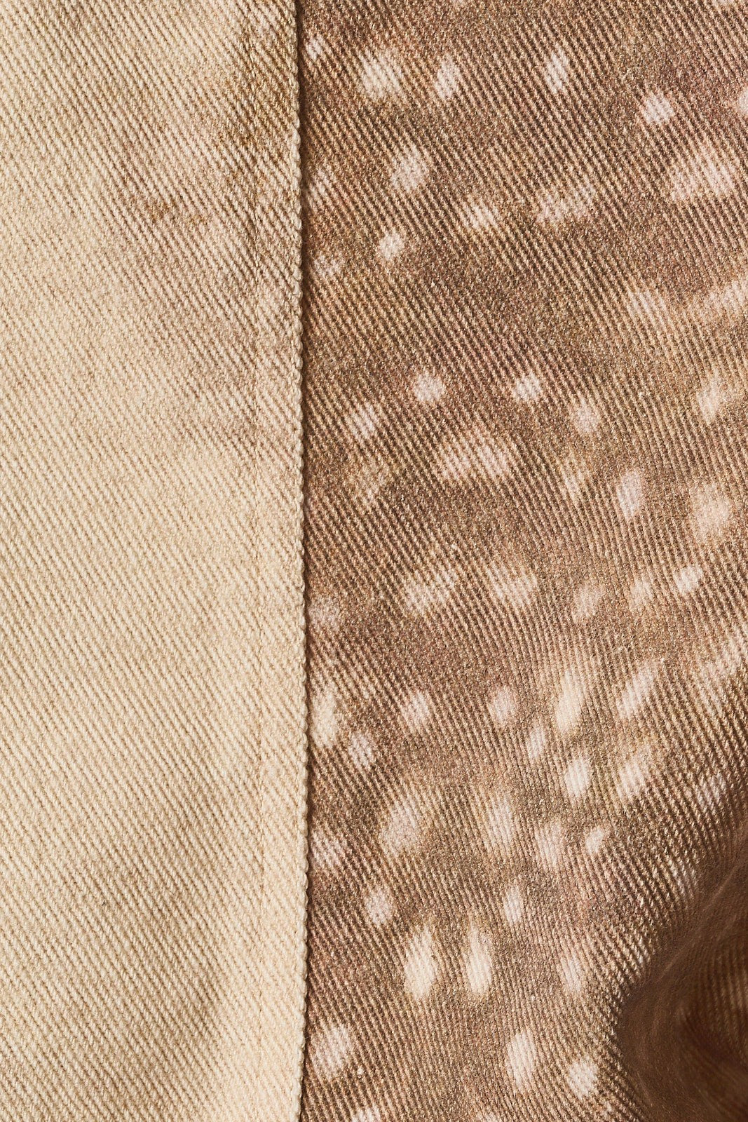 Fallow Animal Print Bomber Jacket - Cream Taupe Animal