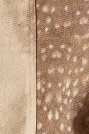 Fallow Animal Print Bomber Jacket - Cream Taupe Animal