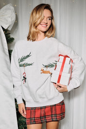 Family Tradition Embroidered Ornament Sweatshirt - Westly