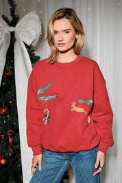 Family Tradition Embroidered Ornament Sweatshirt - Westly