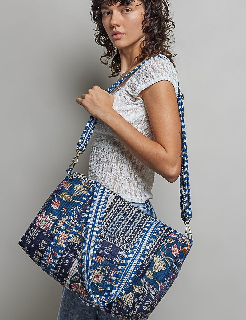 Faraway Quilted Patchwork Weekender - Westly