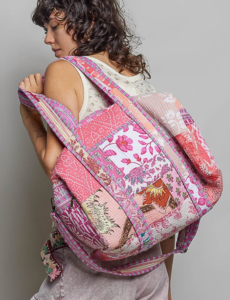 Faraway Quilted Patchwork Weekender - Westly