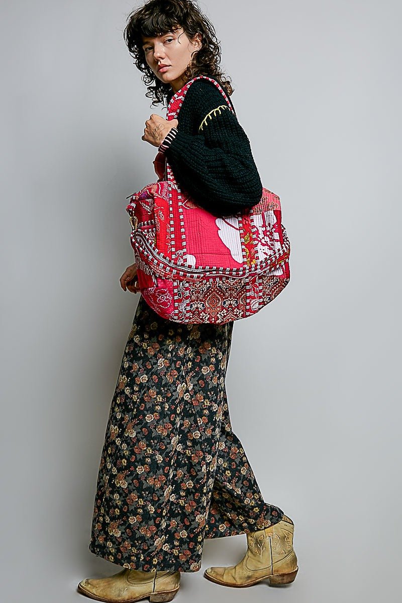 Faraway Quilted Patchwork Weekender - Westly