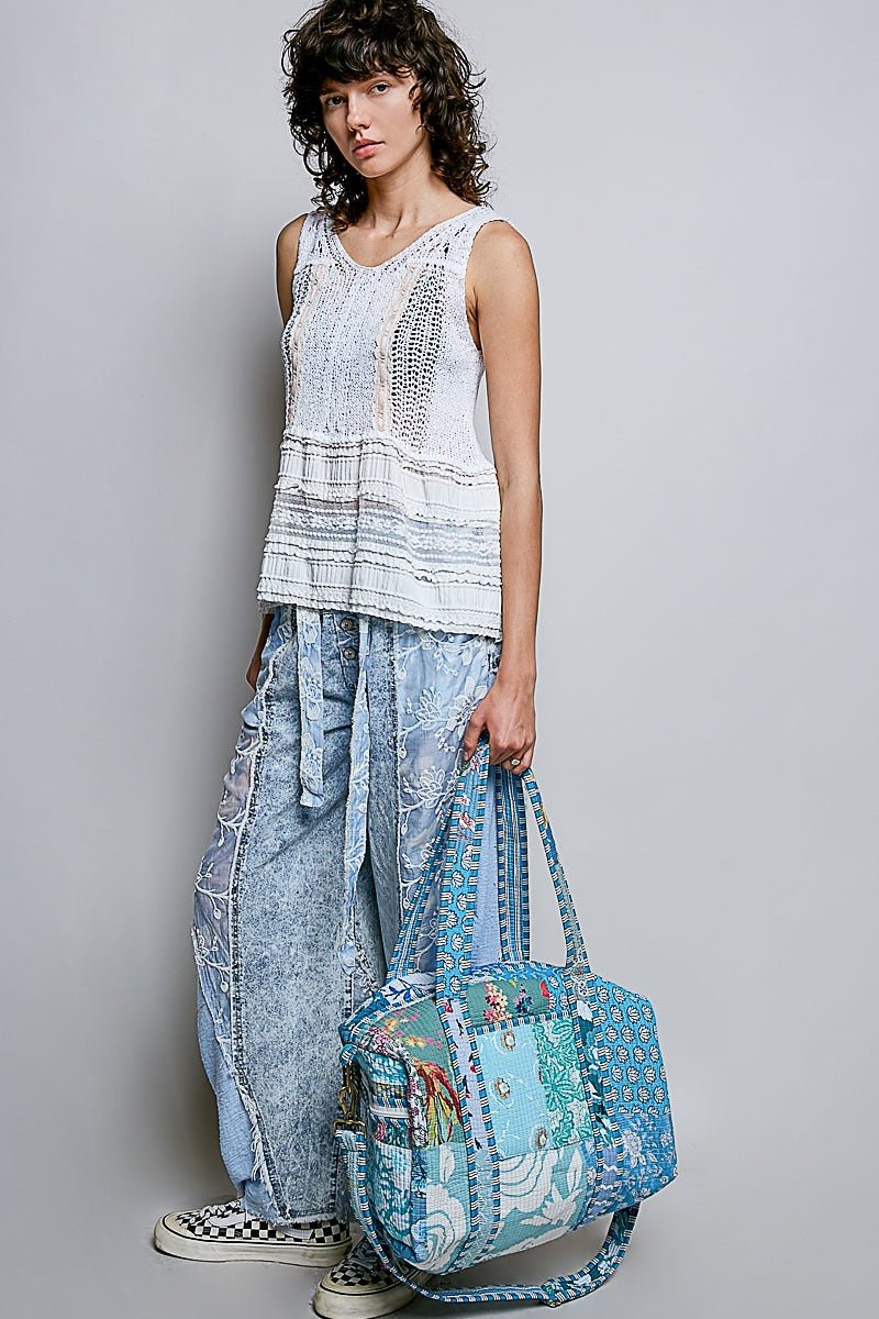 Faraway Quilted Patchwork Weekender - Westly