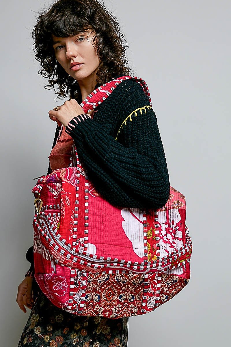 Faraway Quilted Patchwork Weekender - Westly