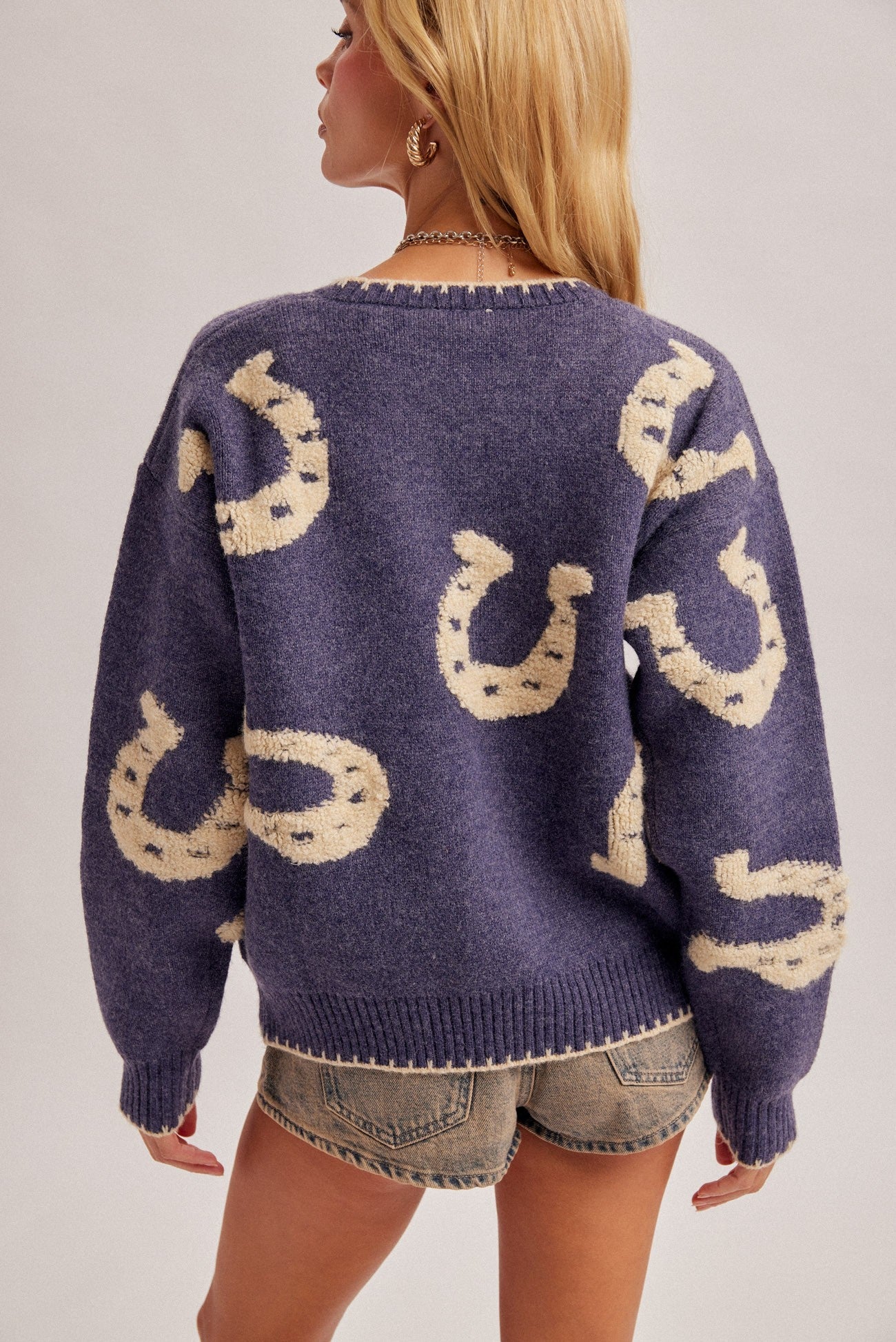 Farrier Horseshoe Jacquard Sweater - Westly