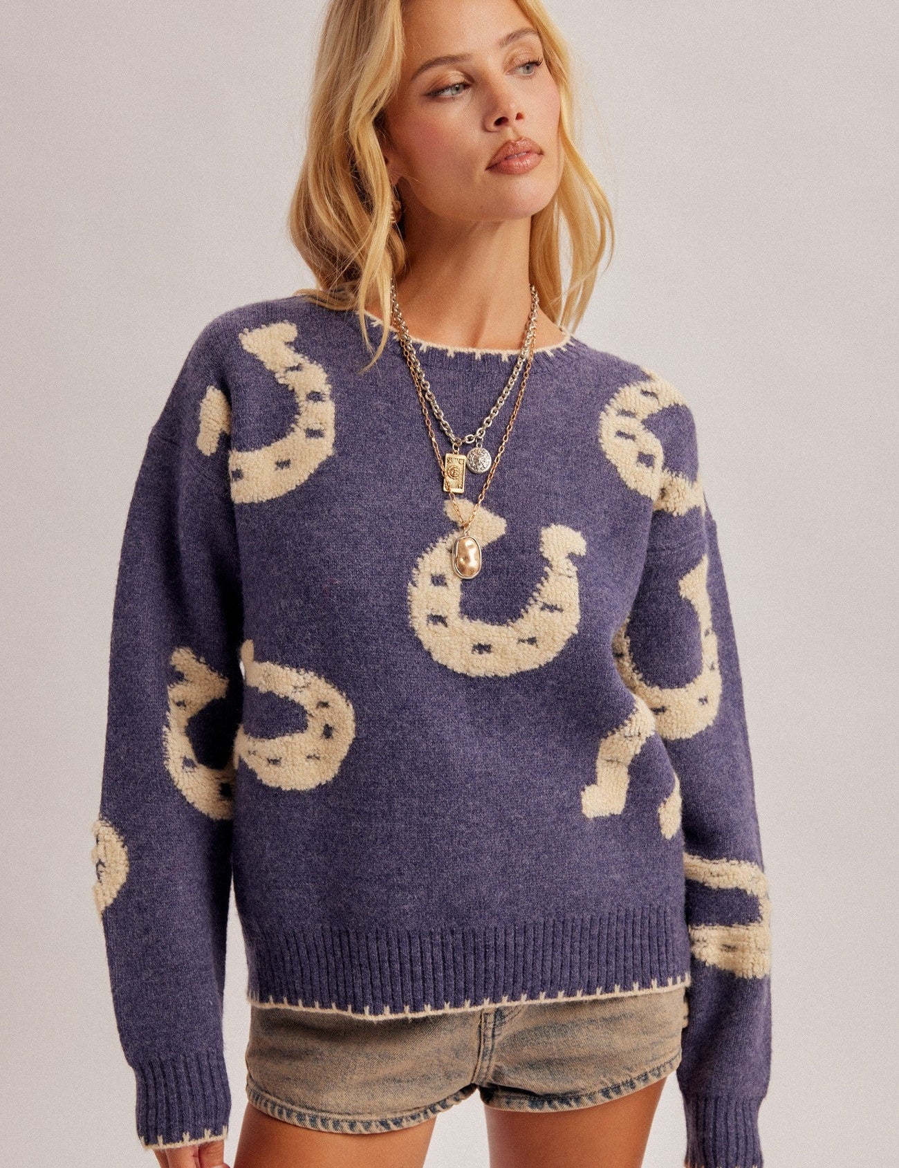 Farrier Horseshoe Jacquard Sweater - Westly
