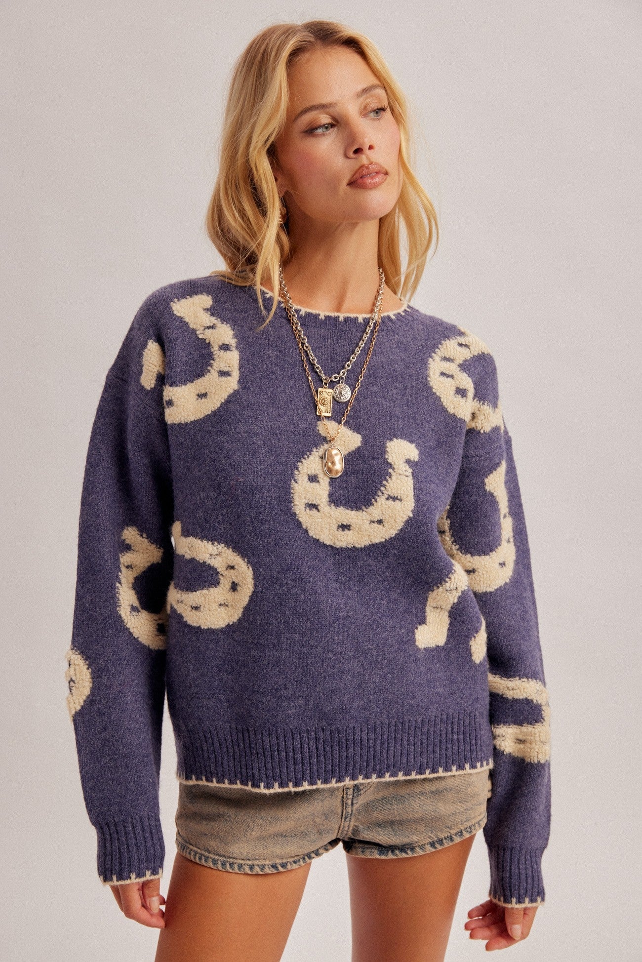 Farrier Horseshoe Jacquard Sweater - Westly