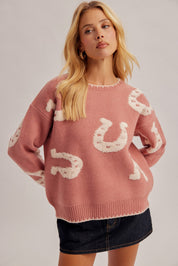 Farrier Horseshoe Jacquard Sweater - Westly