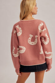 Farrier Horseshoe Jacquard Sweater - Westly