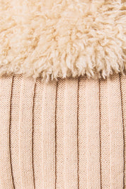 Faux Romance Faux Fur Trim Knit Cardigan - Westly
