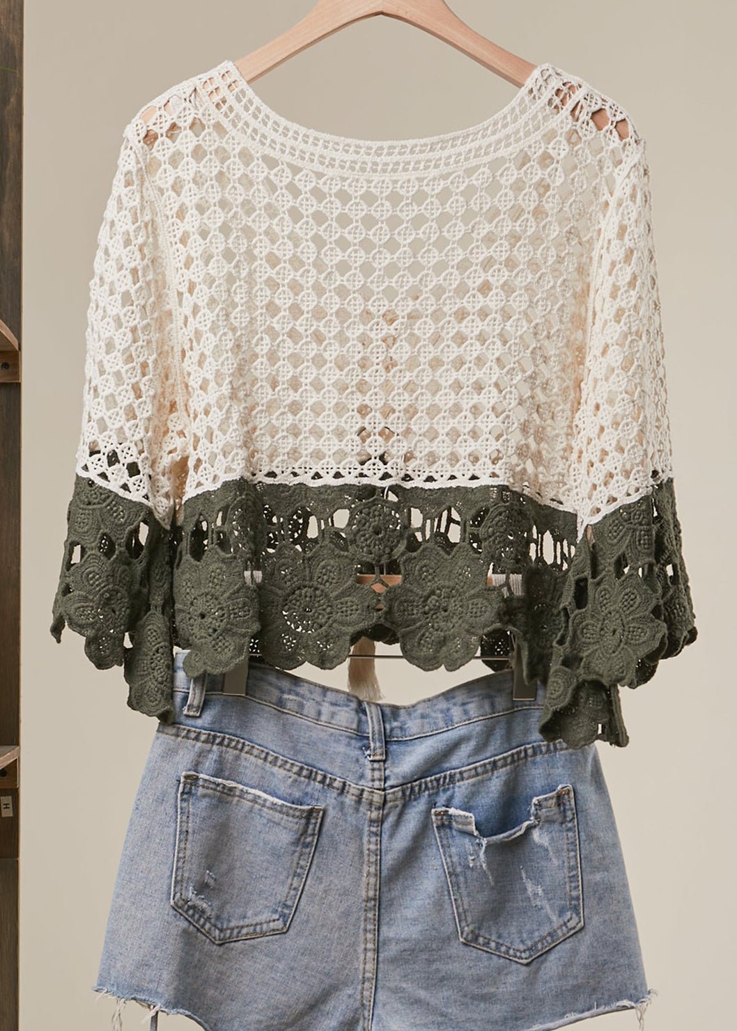 Faye Color Block Boho Crochet Top - Westly