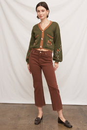 Fenwick Embroidered Fox Cardigan - Westly