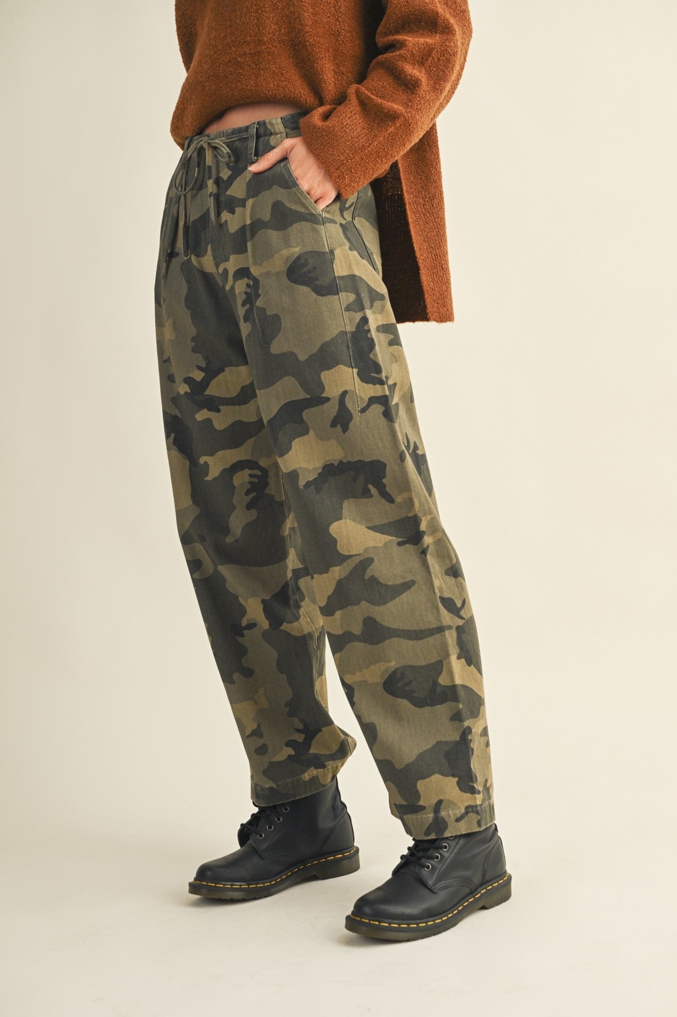 Field Day Camo Pleated Utility Trousers - Westly