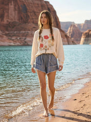 Field Notes Oversized Thermal Graphic Top - Westly