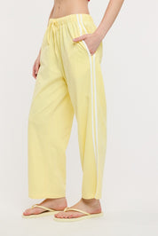 Fieldcrest Contrast Stripe Pants - Lemon White
