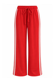 Fieldcrest Contrast Stripe Pants - Poppy White