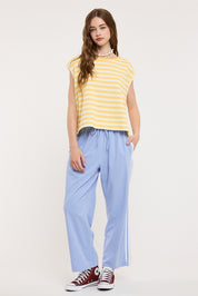 Fieldcrest Contrast Stripe Pants - Sky White
