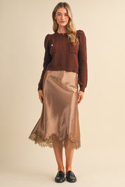 Fifth Avenue Bobble Knit Cardigan - Westly