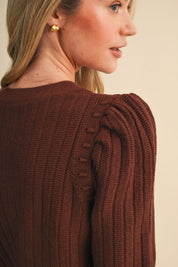 Fifth Avenue Bobble Knit Cardigan - Westly