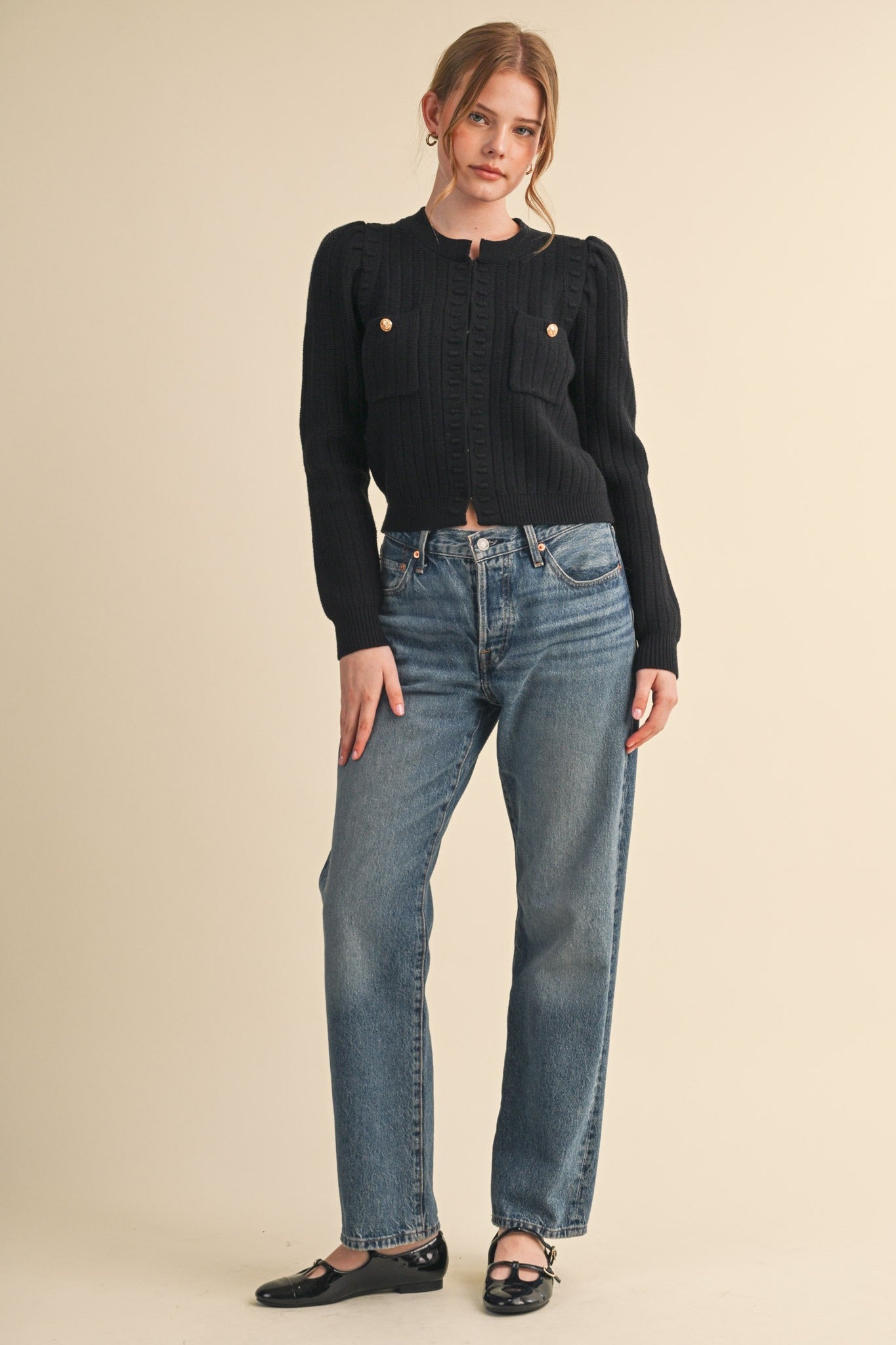 Fifth Avenue Bobble Knit Cardigan - Westly