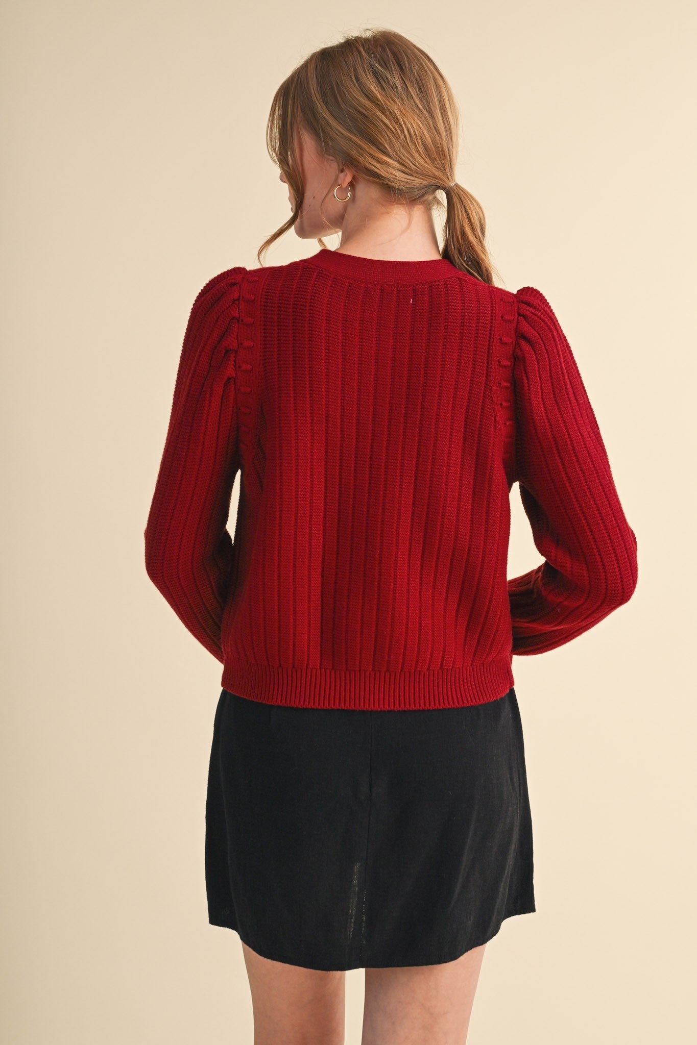 Fifth Avenue Bobble Knit Cardigan - Westly