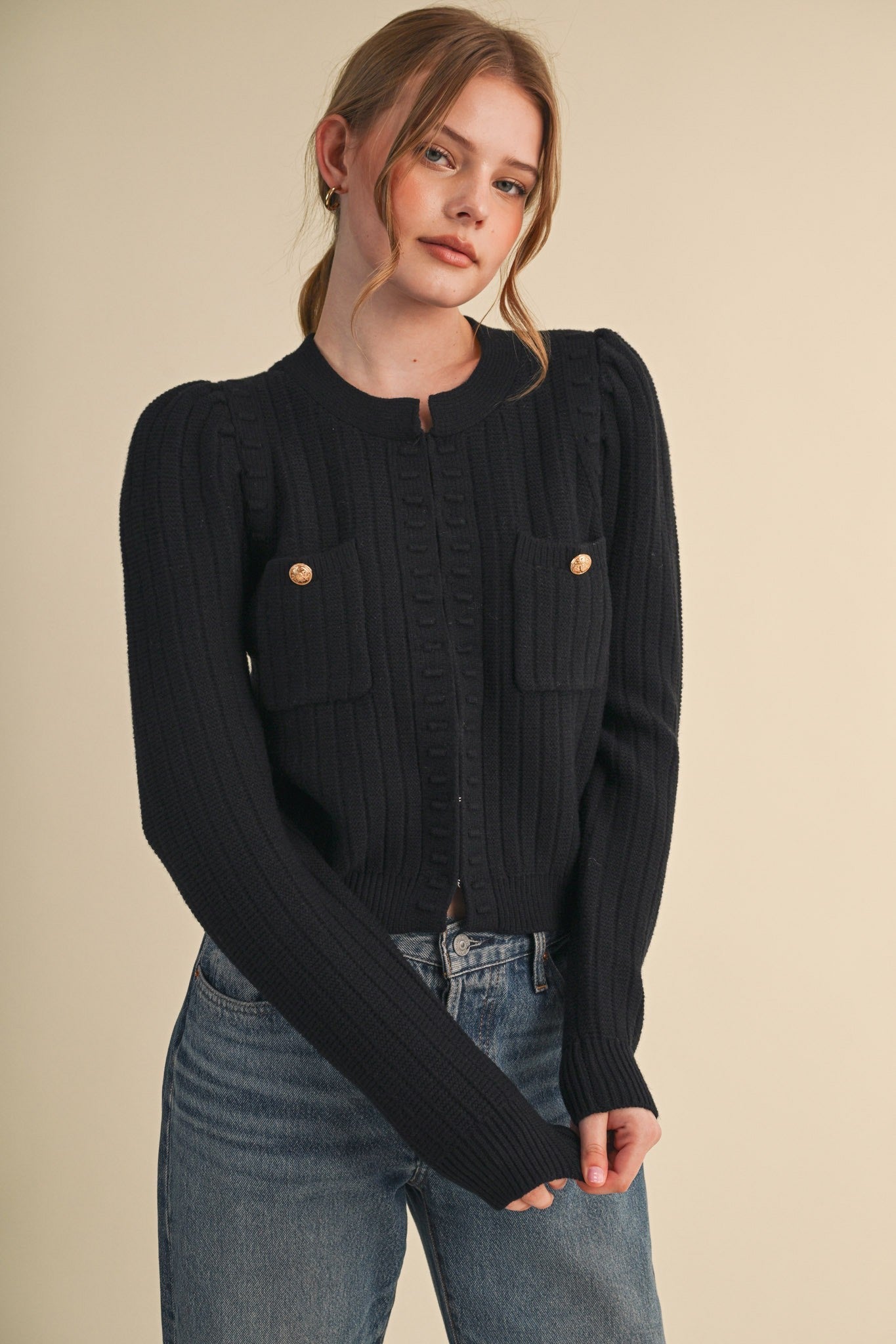 Fifth Avenue Bobble Knit Cardigan - Westly