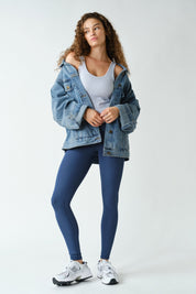 Fine Line Ribbed Jacquard Leggings - Westly