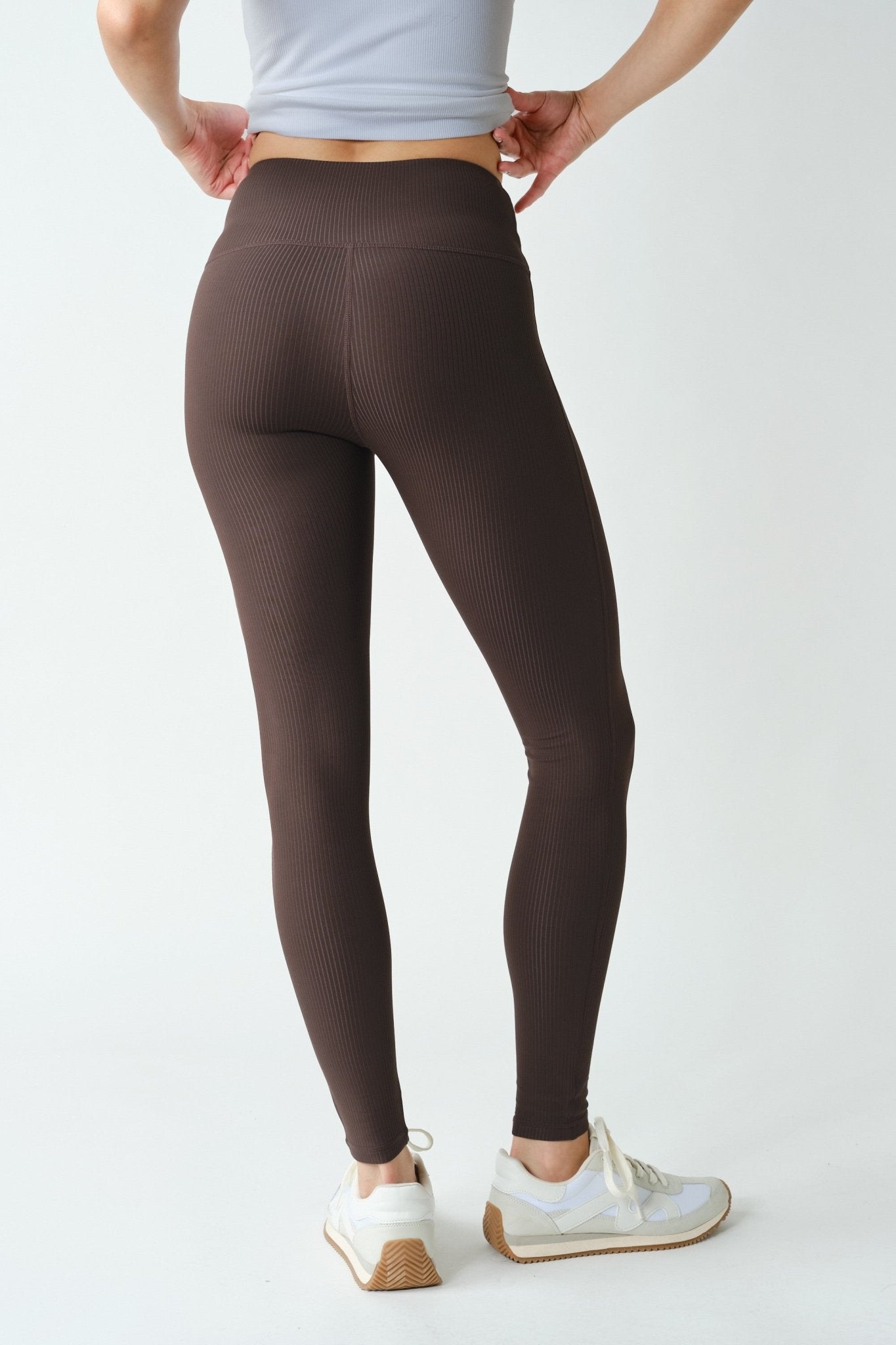 Fine Line Ribbed Jacquard Leggings - Westly