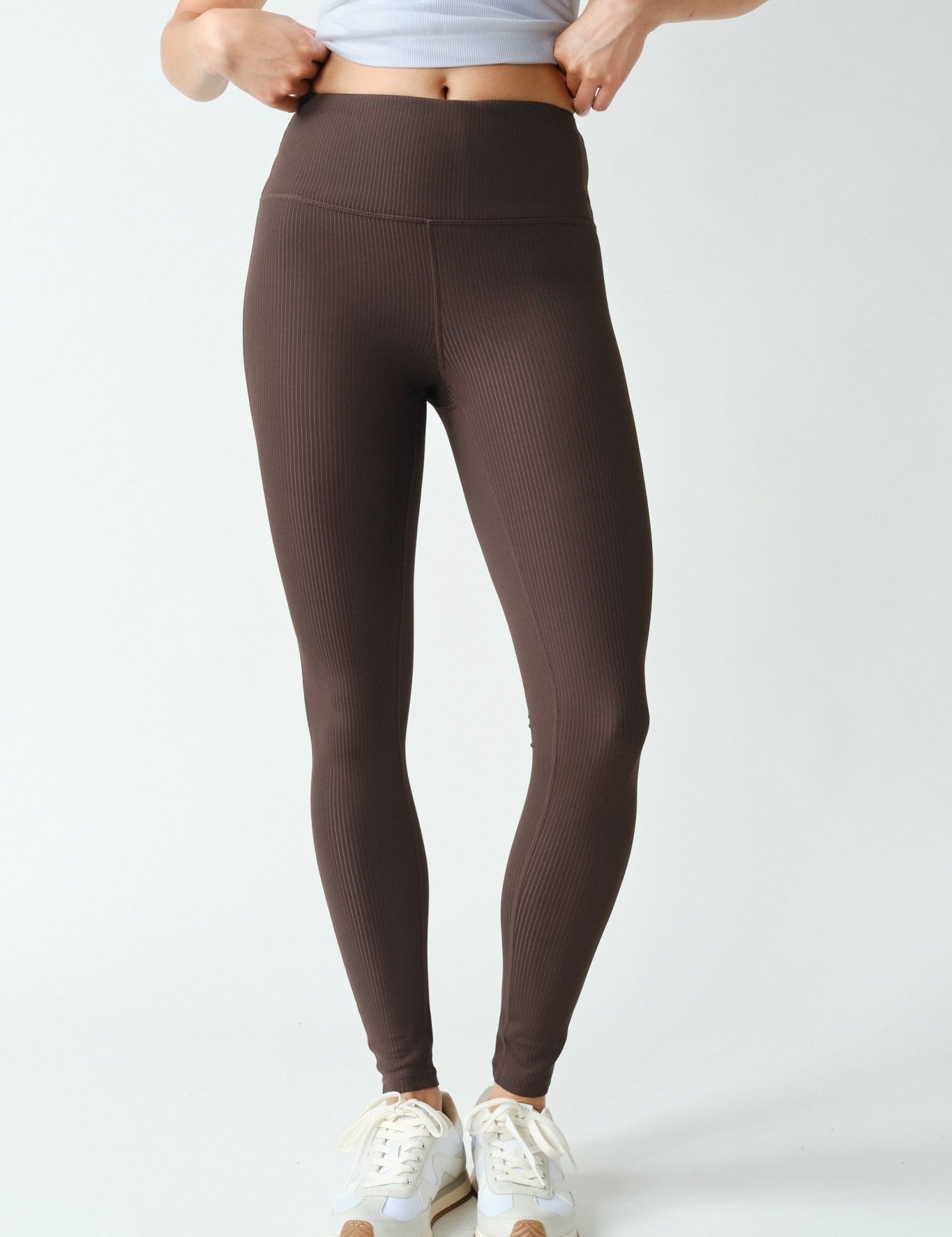 Fine Line Ribbed Jacquard Leggings - Westly