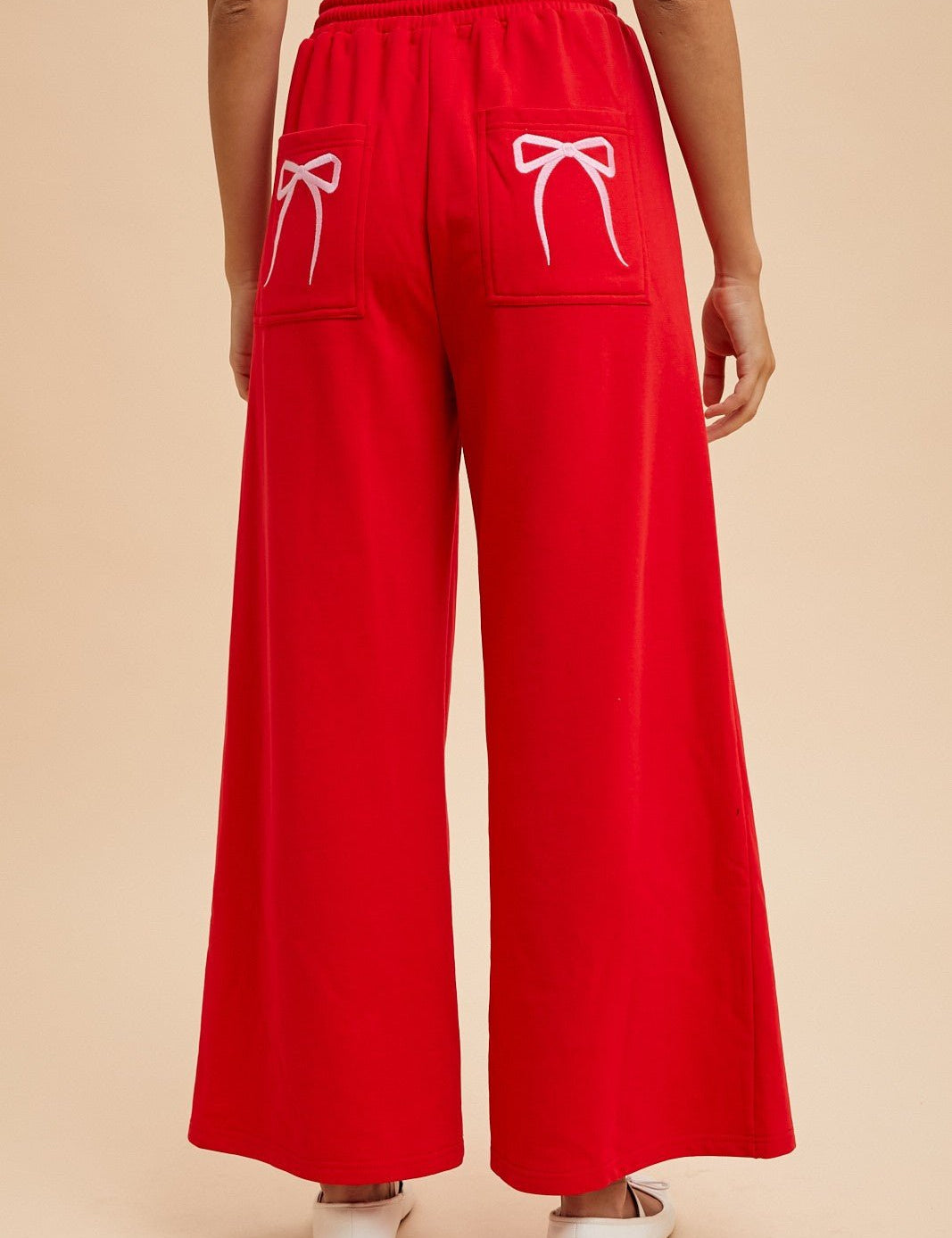 Finishing Touch Bow Pocket Lounge Pants - Westly