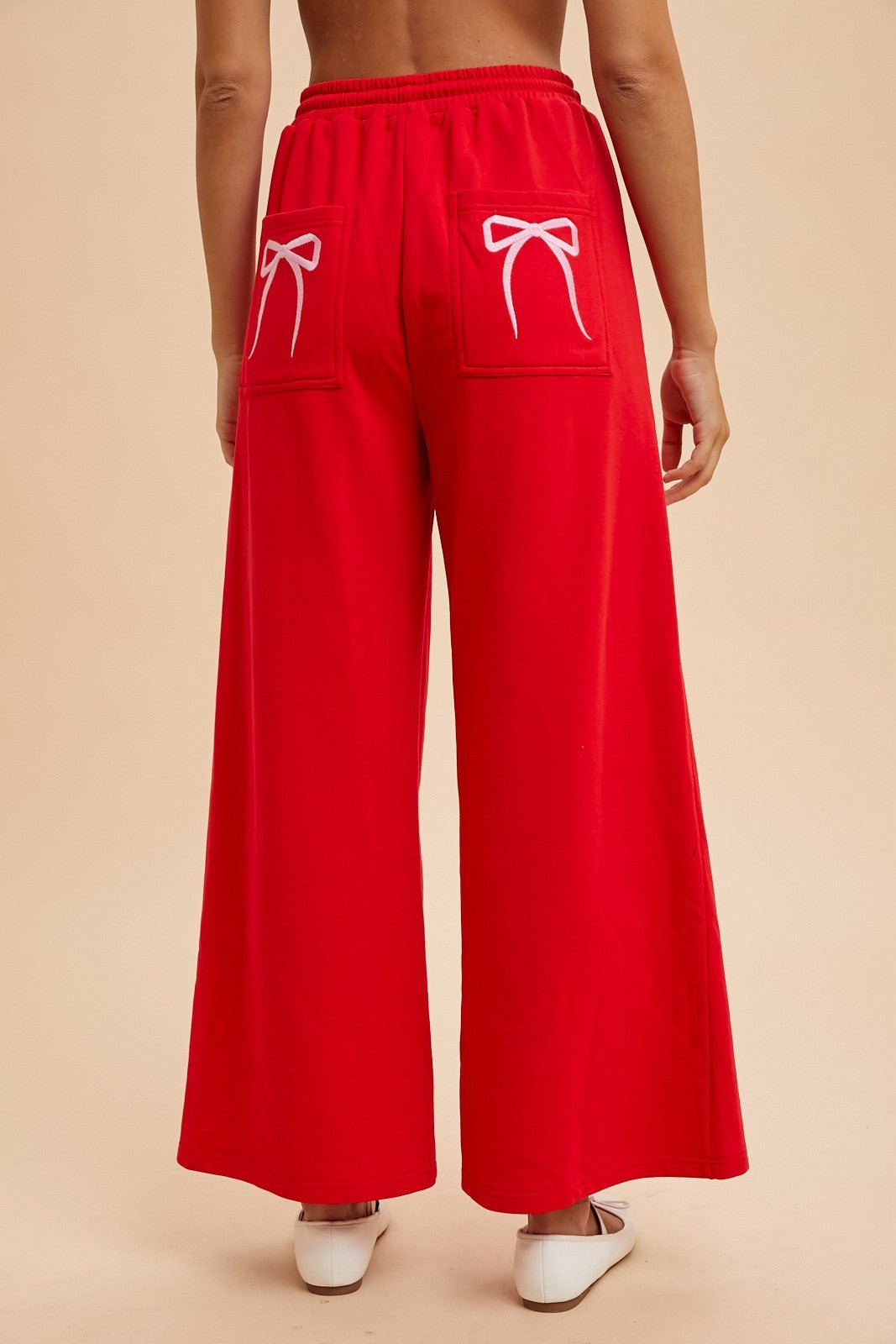 Finishing Touch Bow Pocket Lounge Pants - Westly