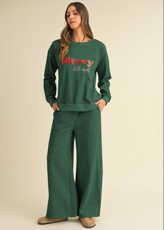 Finishing Touch Bow Pocket Lounge Pants - Westly